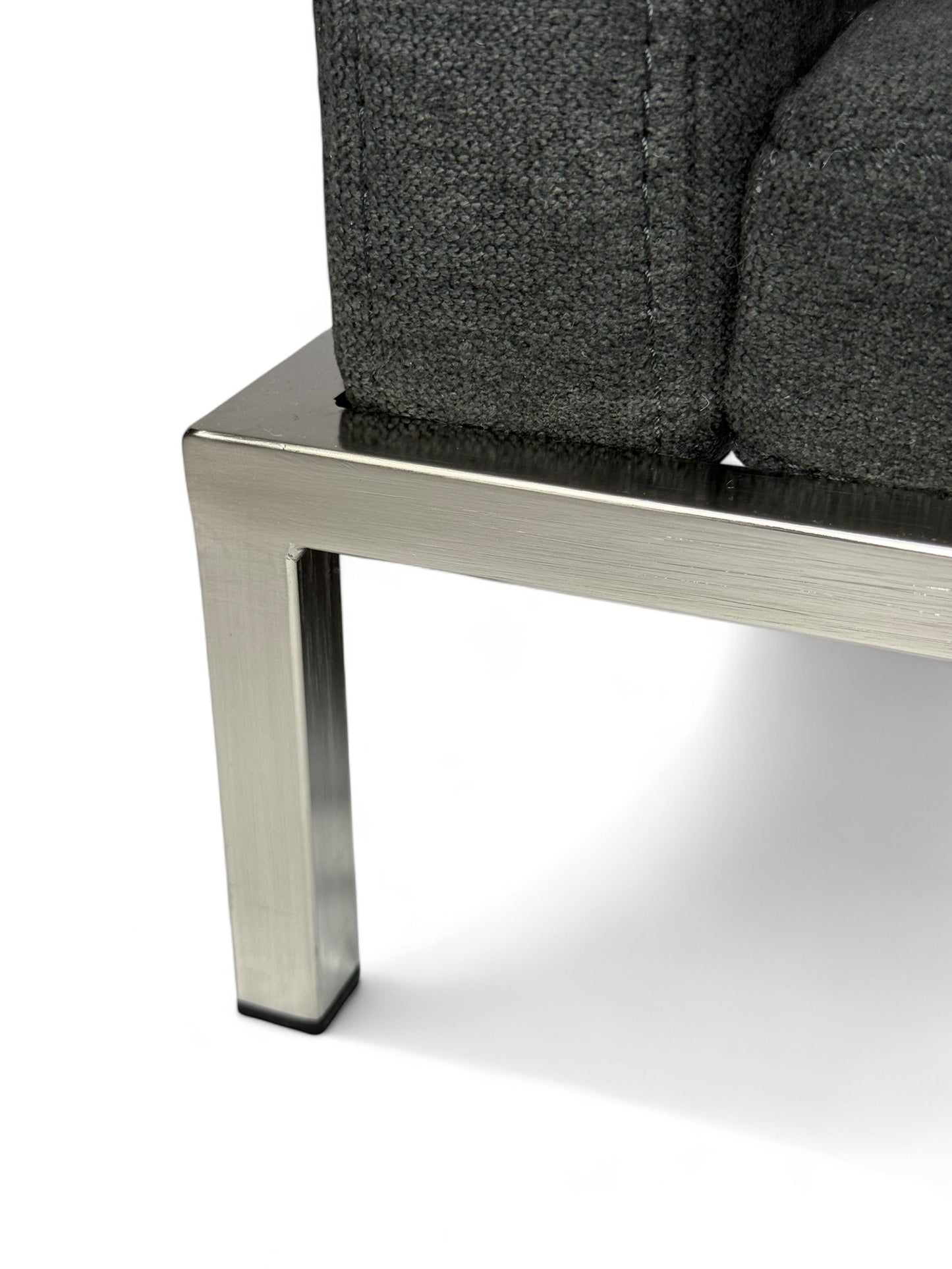Mickey Low – Signature Series  Handcrafted Luxury Dog Bed with Stainless Steel Frame